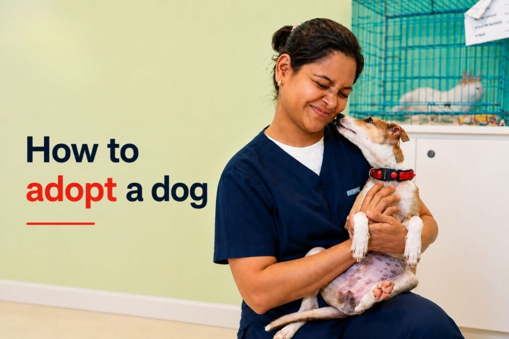 Step-by-step dog adoption process in Palghar, from choosing a dog to bringing it home.